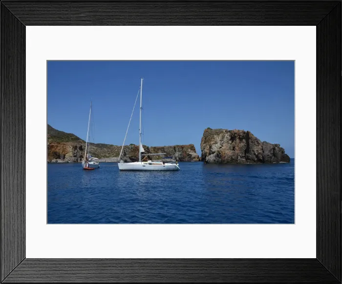 Framed Print : Cala Junco, Geologic Wonder at Panarea Framed Print : Cala Junco, Geologic Wonder at Panarea