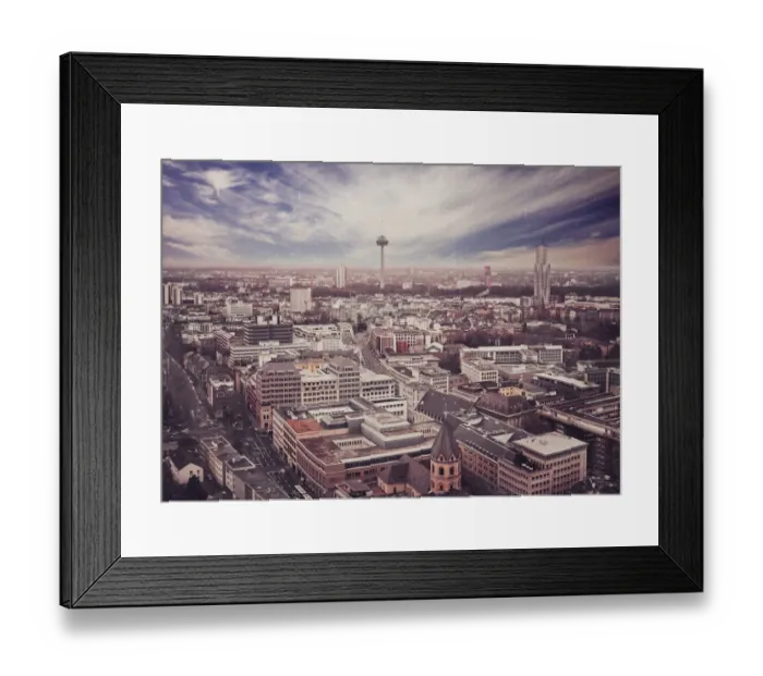 Framed Print : Cologne from the Cathedral, Germany Framed Print : Cologne from the Cathedral, Germany