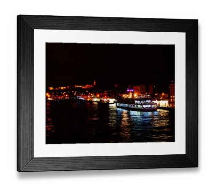 Framed Print : Golden Horn with ferry & Topkapi Palace, Istanbul Framed Print : Golden Horn with ferry & Topkapi Palace, Istanbul
