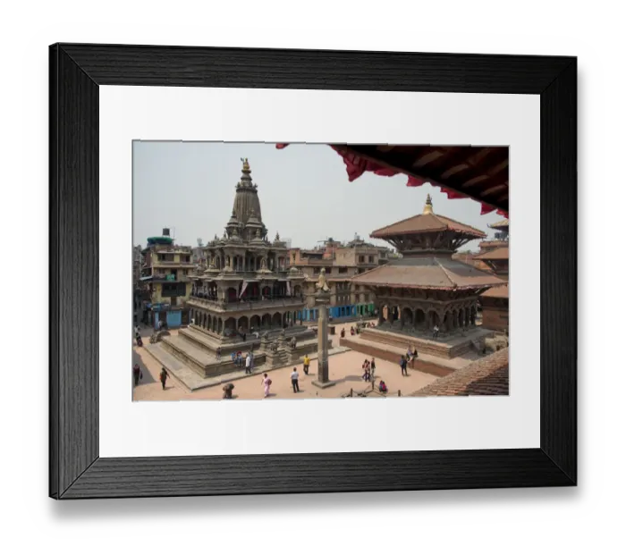 Framed Print : Durbar Square of Patan, Nepal