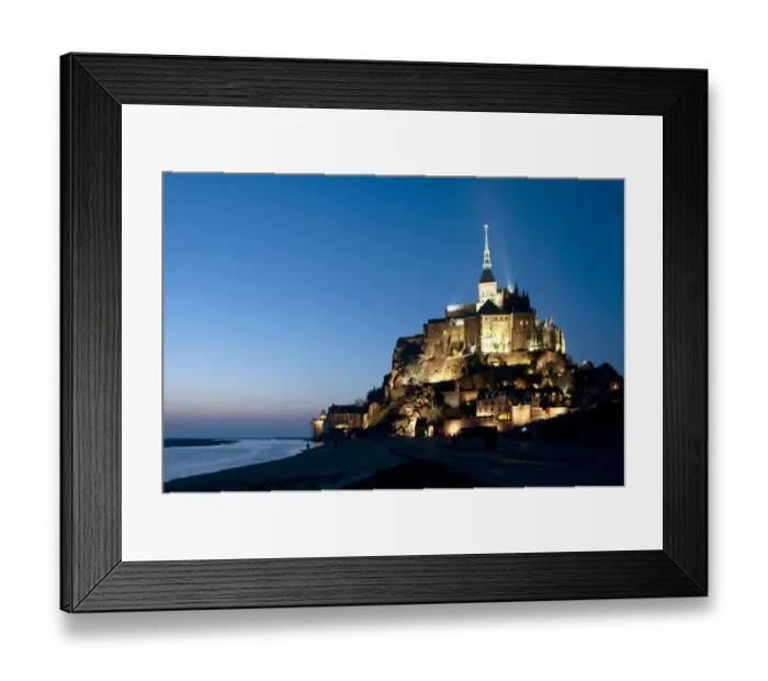 Framed Print : Mont-Saint-Michel (Benedictine abbey). France Framed Print : Mont-Saint-Michel (Benedictine abbey). France