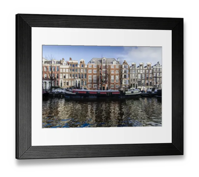 Framed Print : Amsterdams Prinsengracht Canal Framed Print : Amsterdams Prinsengracht Canal