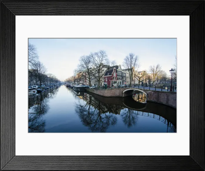 Framed Print : Amsterdams Prinsengracht Canal Framed Print : Amsterdams Prinsengracht Canal