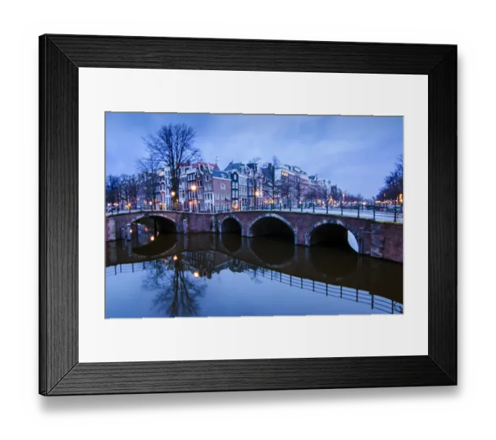 Framed Print : The Southern Canals of Amsterdam