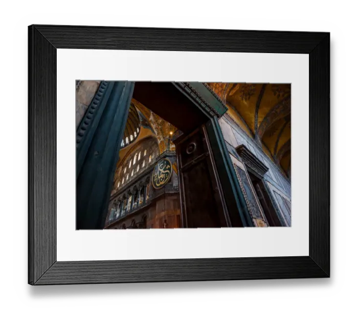 Framed Print : The Glory of Byzantium (Imperial Gate - Hagia Soph Framed Print : The Glory of Byzantium (Imperial Gate - Hagia Soph