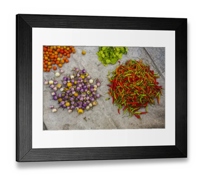 Framed Print : Luang Prabang morning market Framed Print : Luang Prabang morning market