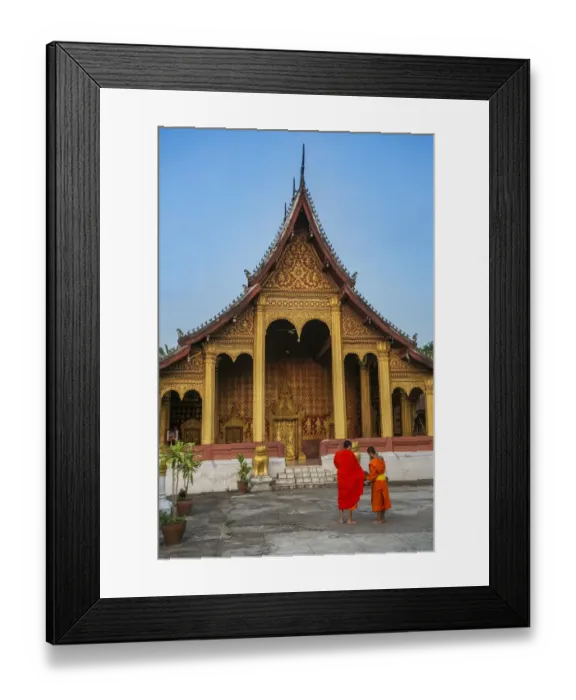 Framed Print : Wat Saen temple or Wat sene in Luang Prabang Framed Print : Wat Saen temple or Wat sene in Luang Prabang