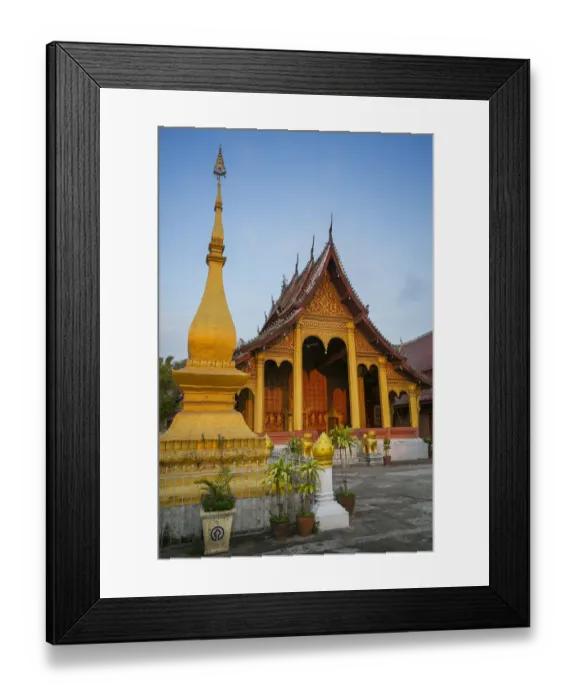 Framed Print : Wat Saen temple or Wat sene in Luang Prabang Framed Print : Wat Saen temple or Wat sene in Luang Prabang