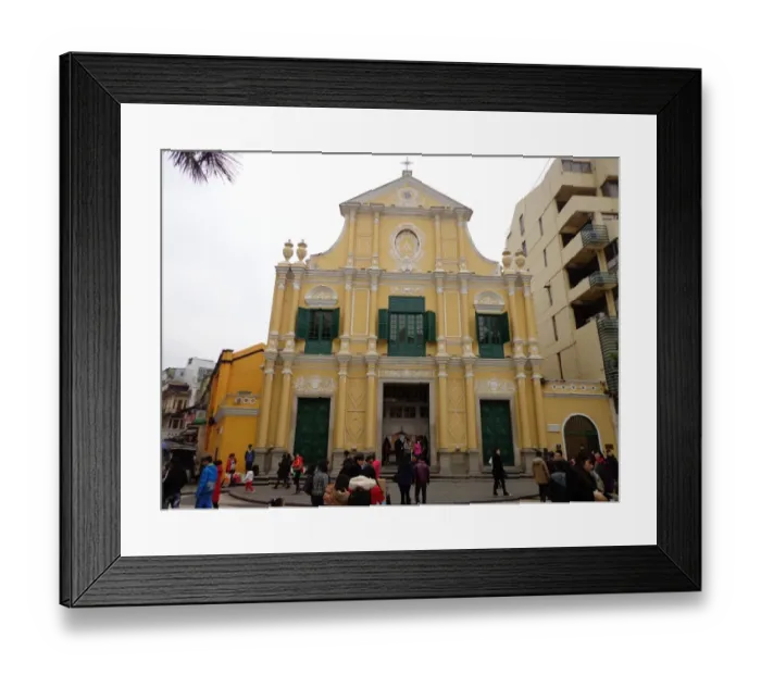 Framed Print : Igreja de Suo Domingo, Church in Macau Framed Print : Igreja de Suo Domingo, Church in Macau