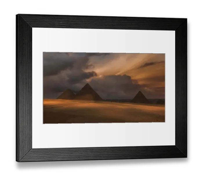 Framed Print : Pyramids Of Giza, Egypt Framed Print : Pyramids Of Giza, Egypt