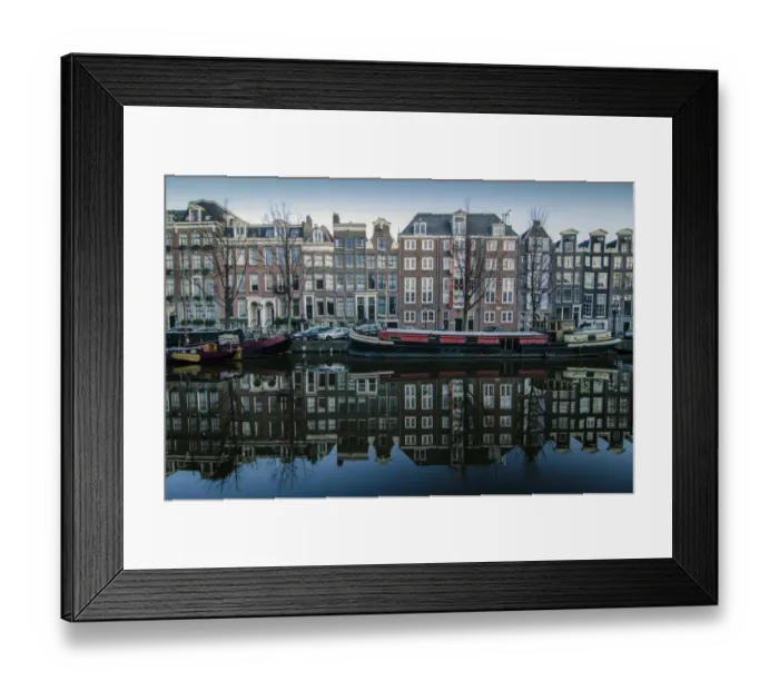 Framed Print : Amsterdams Prinsengracht Canal Framed Print : Amsterdams Prinsengracht Canal
