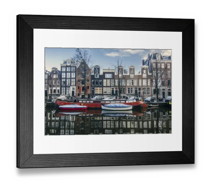 Framed Print : Amsterdams UNESCO Canal