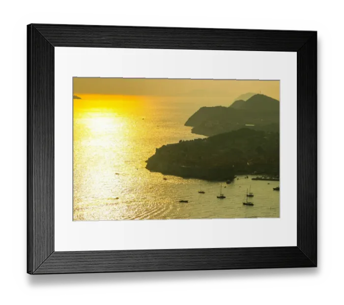 Framed Print : Dubrovnik sunset Framed Print : Dubrovnik sunset