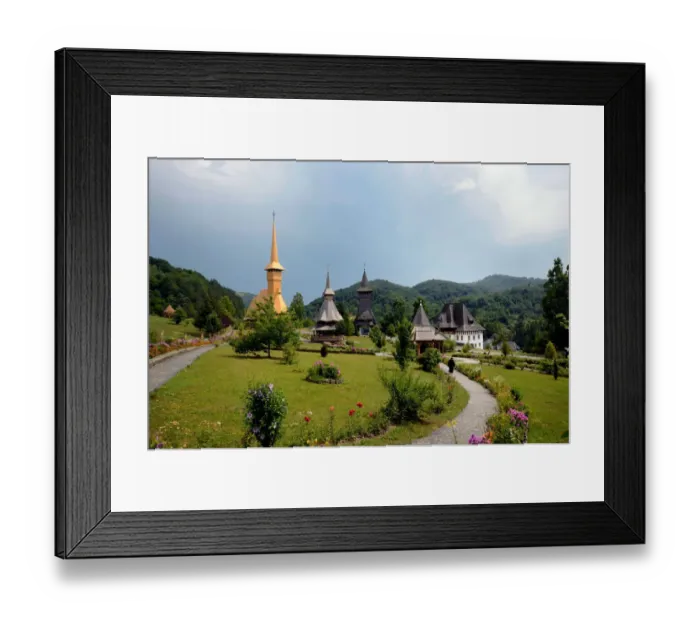 Framed Print : Barsana Monastery - A Step Closer to Heaven