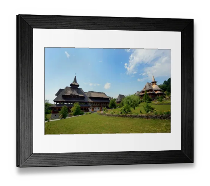 Framed Print : Barsana Monastery, UNESCO site Framed Print : Barsana Monastery, UNESCO site