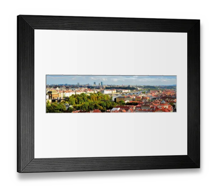 Framed Print : Bridges over Vltava Framed Print : Bridges over Vltava