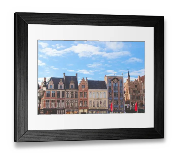 Framed Print : Tipical Building of Bruges Framed Print : Tipical Building of Bruges