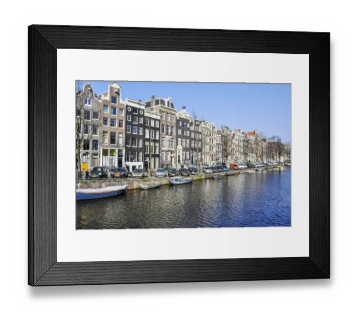 Framed Print : An Amsterdam Canal Framed Print : An Amsterdam Canal