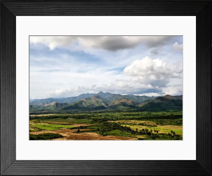 Framed Print : Culture. A view of the landmark UNESCO site, Valle de Los Ingenios Framed Print : Culture. A view of the landmark UNESCO site, Valle de Los Ingenios