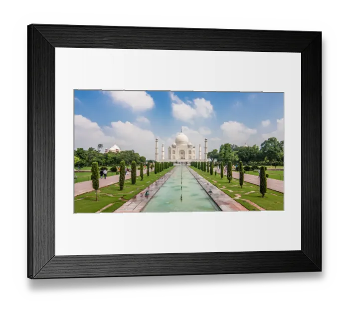 Framed Print : Taj Mahal. Morning view of Taj Mahal, 2014 Framed Print : Taj Mahal. Morning view of Taj Mahal, 2014