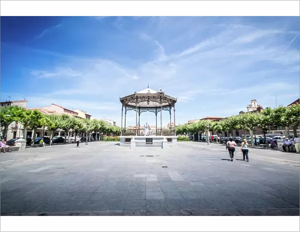 Plaza de Cervantes de Alcala. Unesco WHS