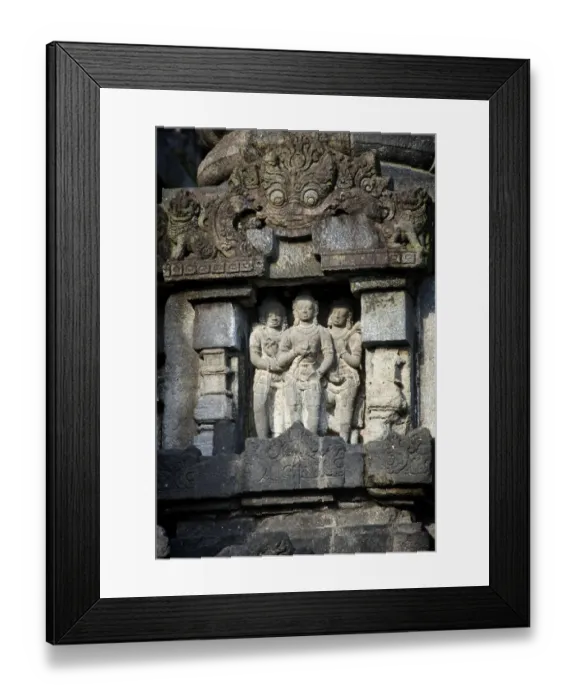 Framed Print : Prambanan Temple details Framed Print : Prambanan Temple details