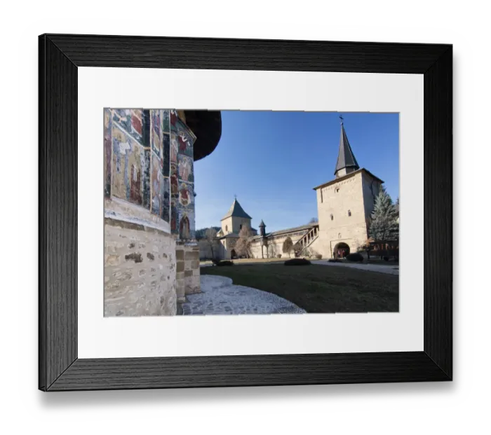 Framed Print : Sucevita Monastery, Bucovina, Romania Framed Print : Sucevita Monastery, Bucovina, Romania