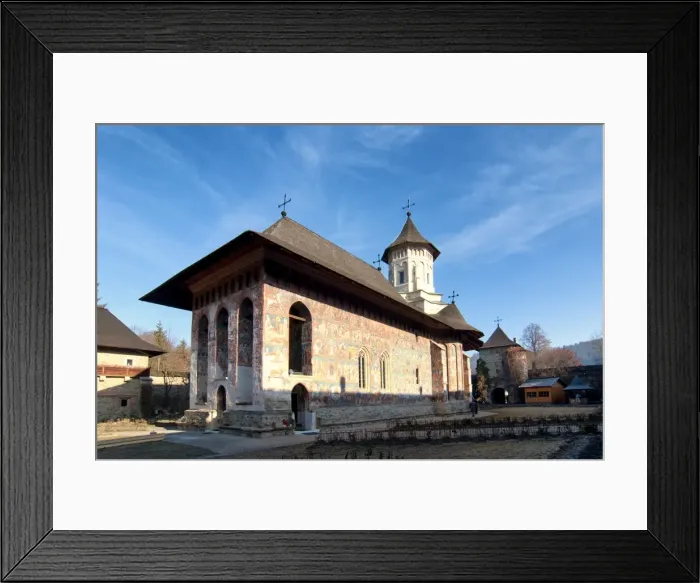 Framed Print : Moldovita Monastery exterior Framed Print : Moldovita Monastery exterior