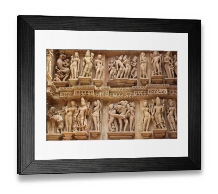 Framed Print : Khajuraho Temple