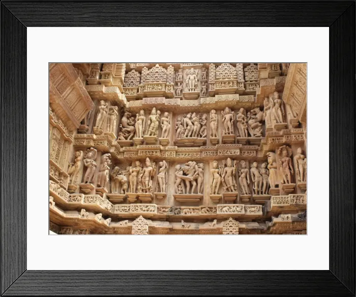Framed Print : Khajuraho Temple Framed Print : Khajuraho Temple