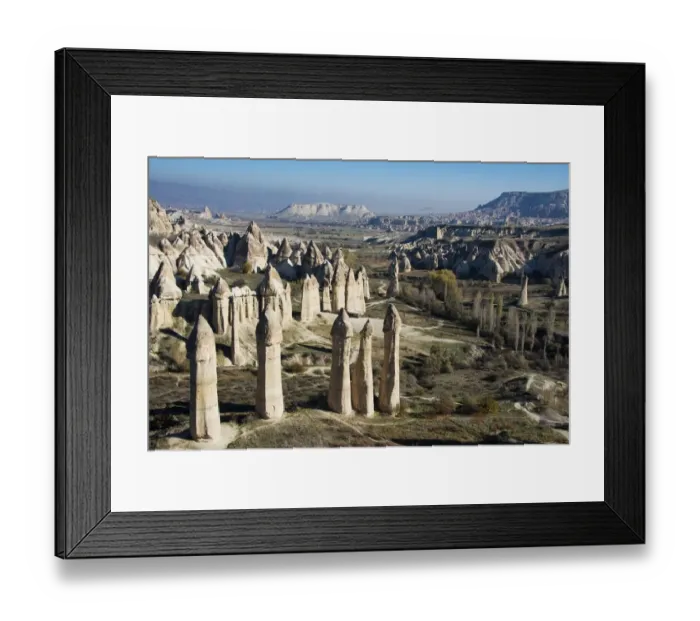 Framed Print : The Fairy Chimneys of Love Valley, Cappadocia Framed Print : The Fairy Chimneys of Love Valley, Cappadocia