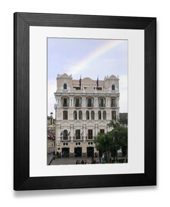 Framed Print : Colonial Quito, Ecuador Framed Print : Colonial Quito, Ecuador