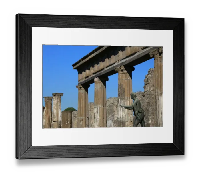 Framed Print : Pompeii, statue of Apollo at the Temple of Apollo Framed Print : Pompeii, statue of Apollo at the Temple of Apollo