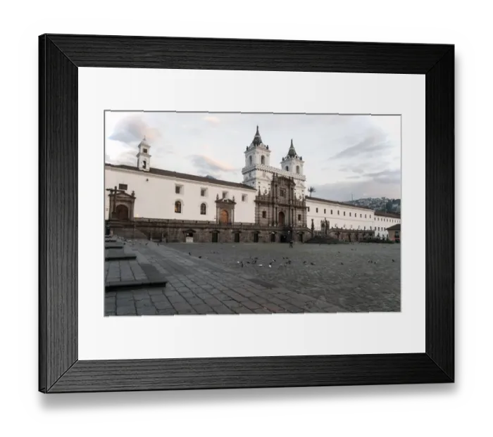 Framed Print : Colonial Architecture of Quito Ecuador Framed Print : Colonial Architecture of Quito Ecuador