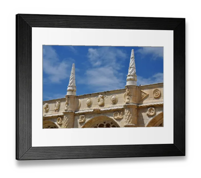 Framed Print : Twisted cones