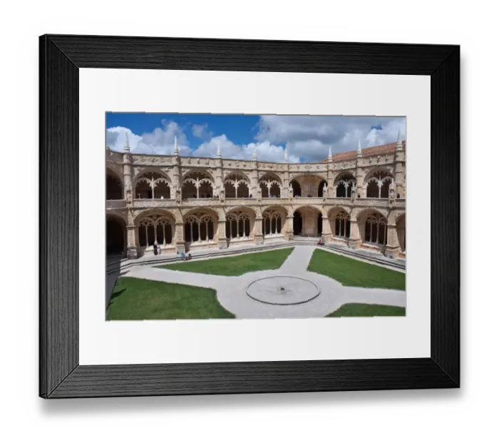 Framed Print : JerAonimos Monastery cloisters Framed Print : JerAonimos Monastery cloisters