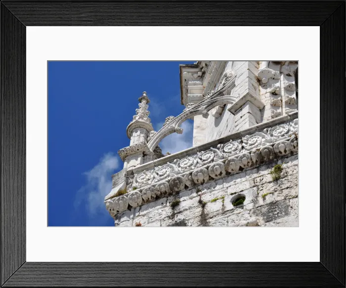 Framed Print : Decorative buttress Framed Print : Decorative buttress