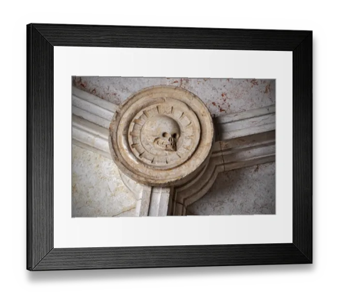 Framed Print : Skull keystone Framed Print : Skull keystone