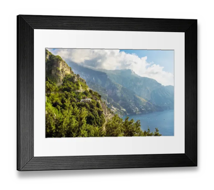 Framed Print : Amalfi Coast and mediterranean sea, Italy Framed Print : Amalfi Coast and mediterranean sea, Italy