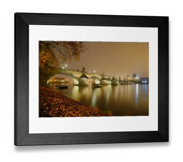 Framed Print : Foggy bridge Framed Print : Foggy bridge