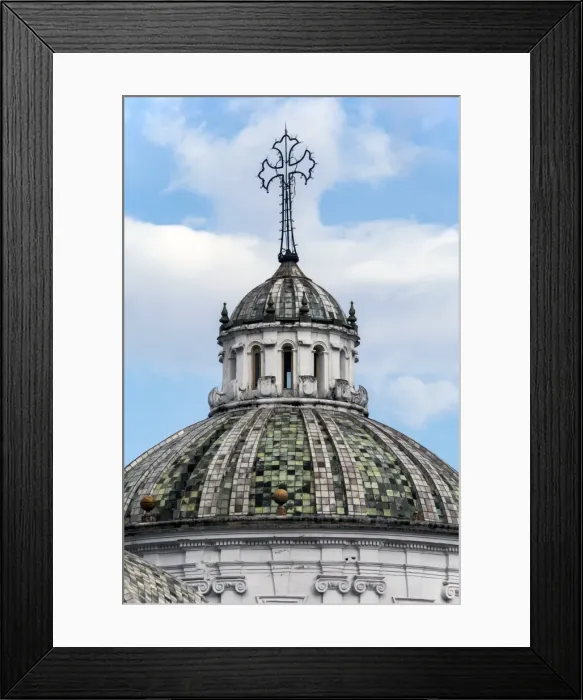 Framed Print : Iglesia de la Compana de Jesus