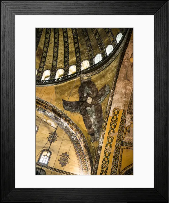 Framed Print : Hagia Sophia mosque interior Framed Print : Hagia Sophia mosque interior