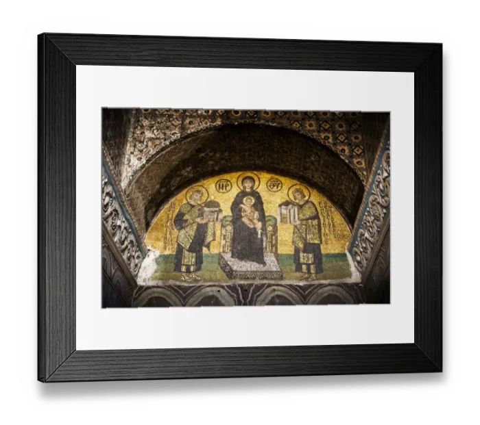Framed Print : Hagia Sophia mosque interior, Istanbul, Turkey Framed Print : Hagia Sophia mosque interior, Istanbul, Turkey
