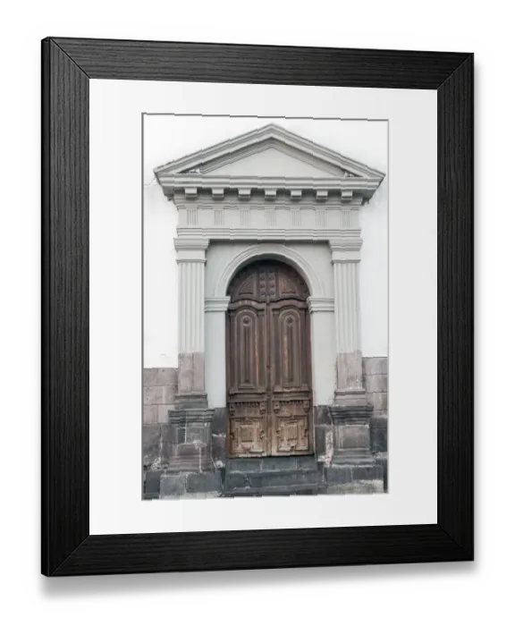 Framed Print : Wooden door Framed Print : Wooden door