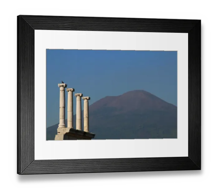 Framed Print : Pompeii and Mount Vesuvius Framed Print : Pompeii and Mount Vesuvius