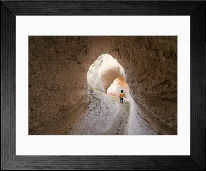 Framed Print : Trekking in the Rose Valley in Cappadochia Framed Print : Trekking in the Rose Valley in Cappadochia