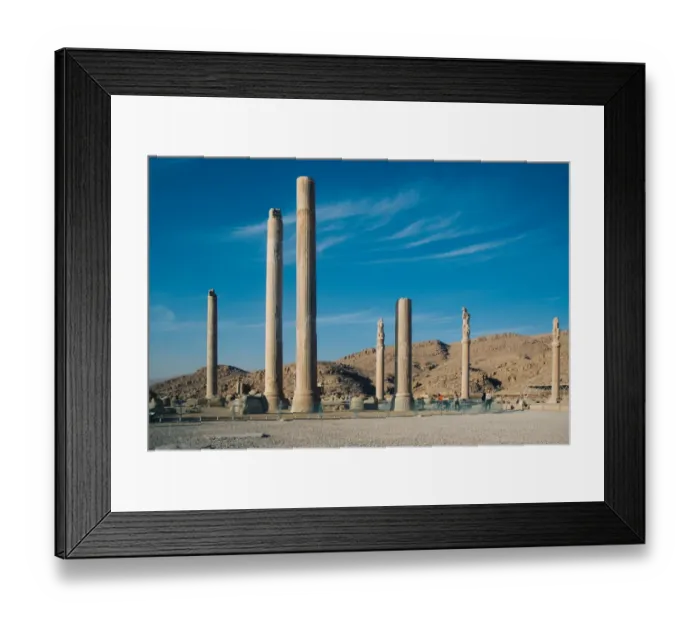 Framed Print : Columns. View of Persepolis Framed Print : Columns. View of Persepolis