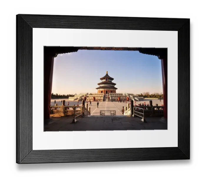 Framed Print : Hall of Prayer for Good Harvests Framed Print : Hall of Prayer for Good Harvests