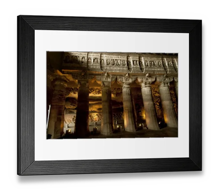 Framed Print : Ajanta Caves - UNESCO World Heritage site Framed Print : Ajanta Caves - UNESCO World Heritage site