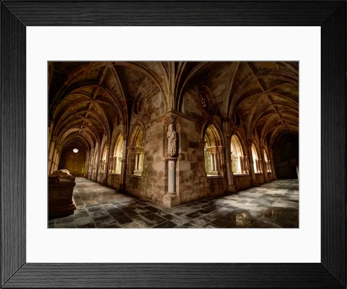 Framed Print : Cloisters of Evora Cathedral Framed Print : Cloisters of Evora Cathedral